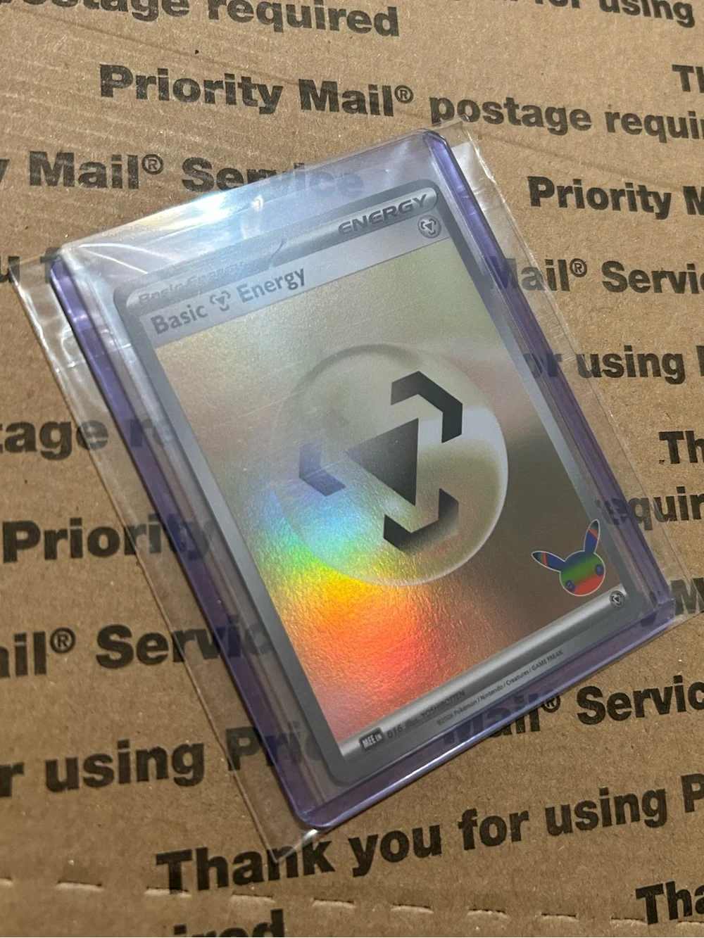 Holo Basic Energy 30th Celebration Pokemon TCG Card No. 016